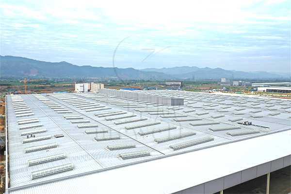 側(cè)開型電動通風采光天窗